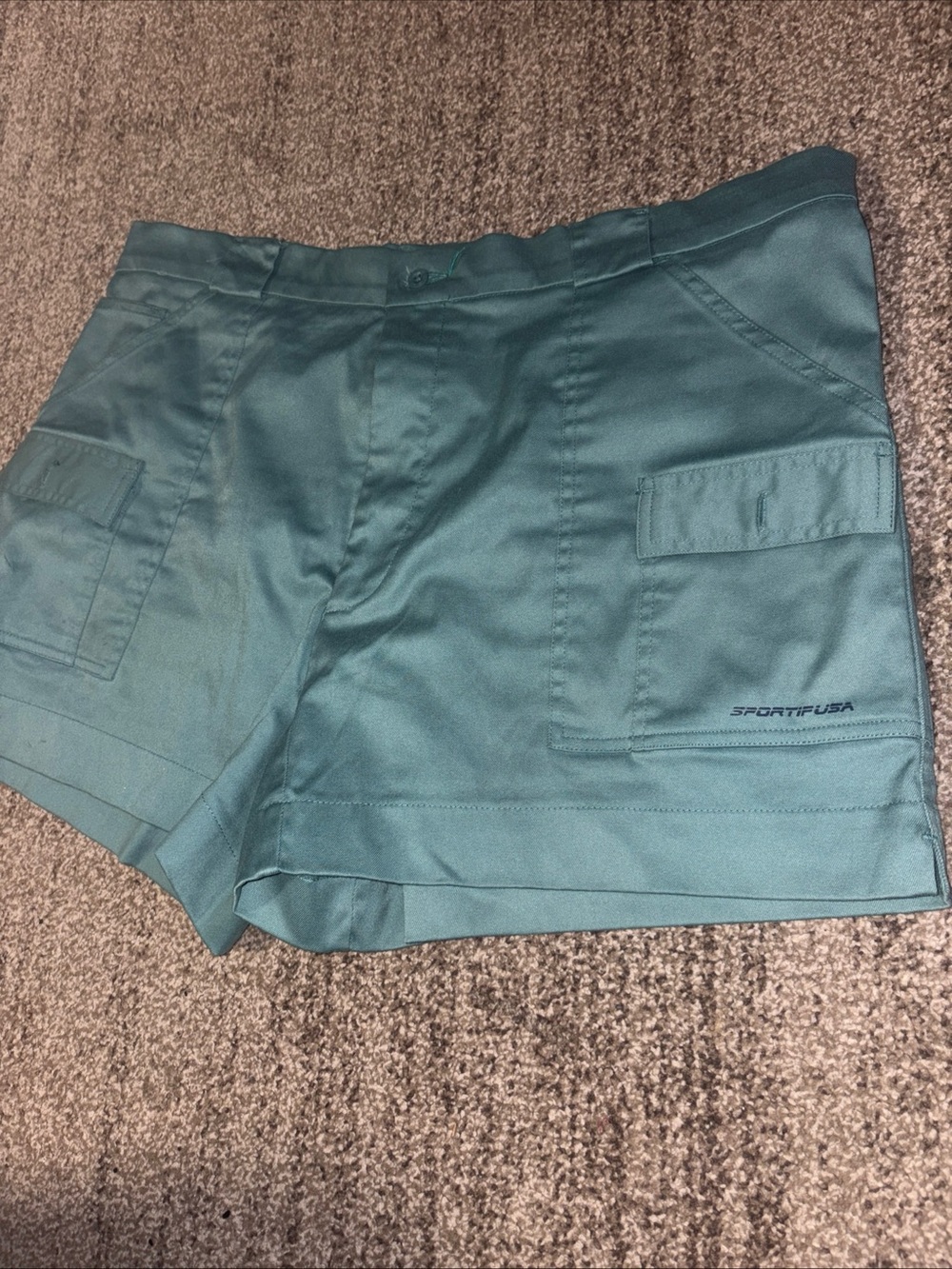 Dark Teal Men’s Cargo Shorts NWOT